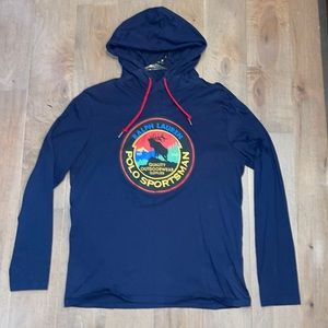 Polo Sportman Pullover Men’s Hooded Longsleeve